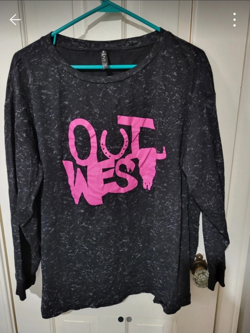 Out West Pink Long Sleeve Tee - Women
